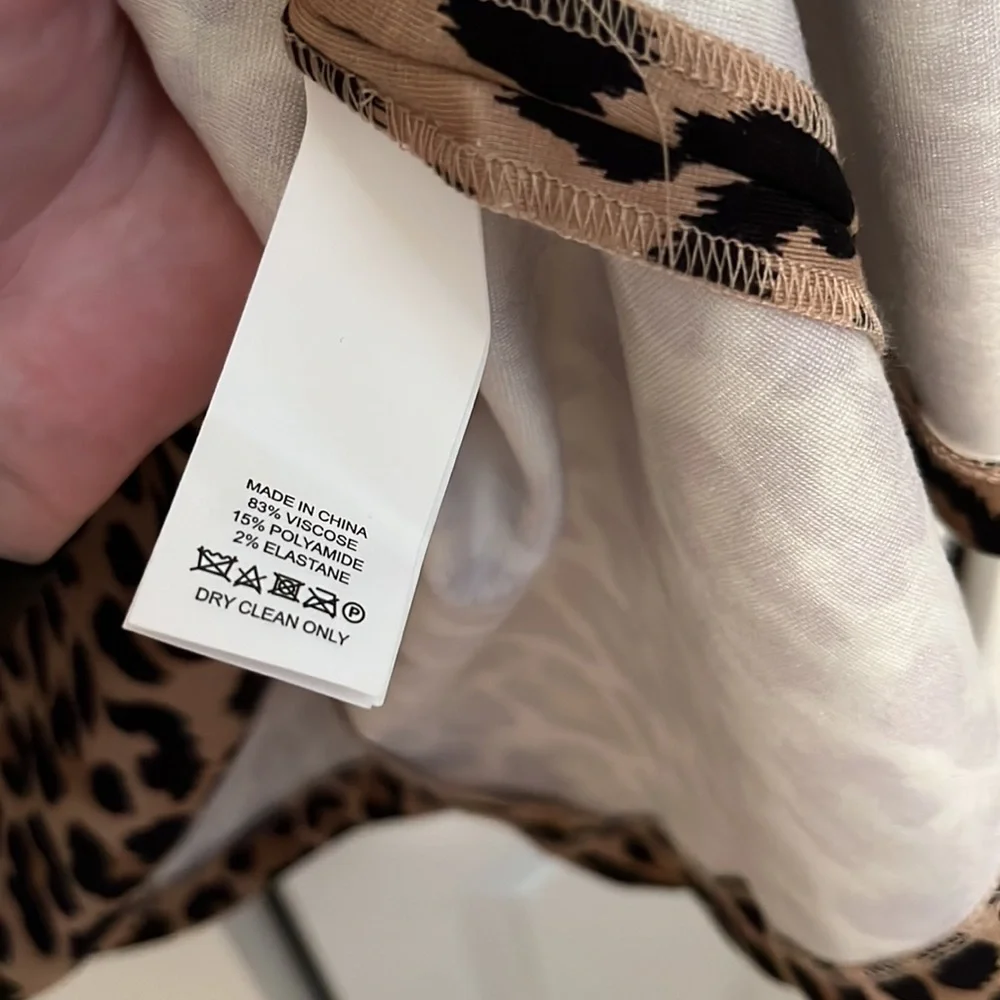 Kate Spade Leopard Ponte Dress Womens Size 6